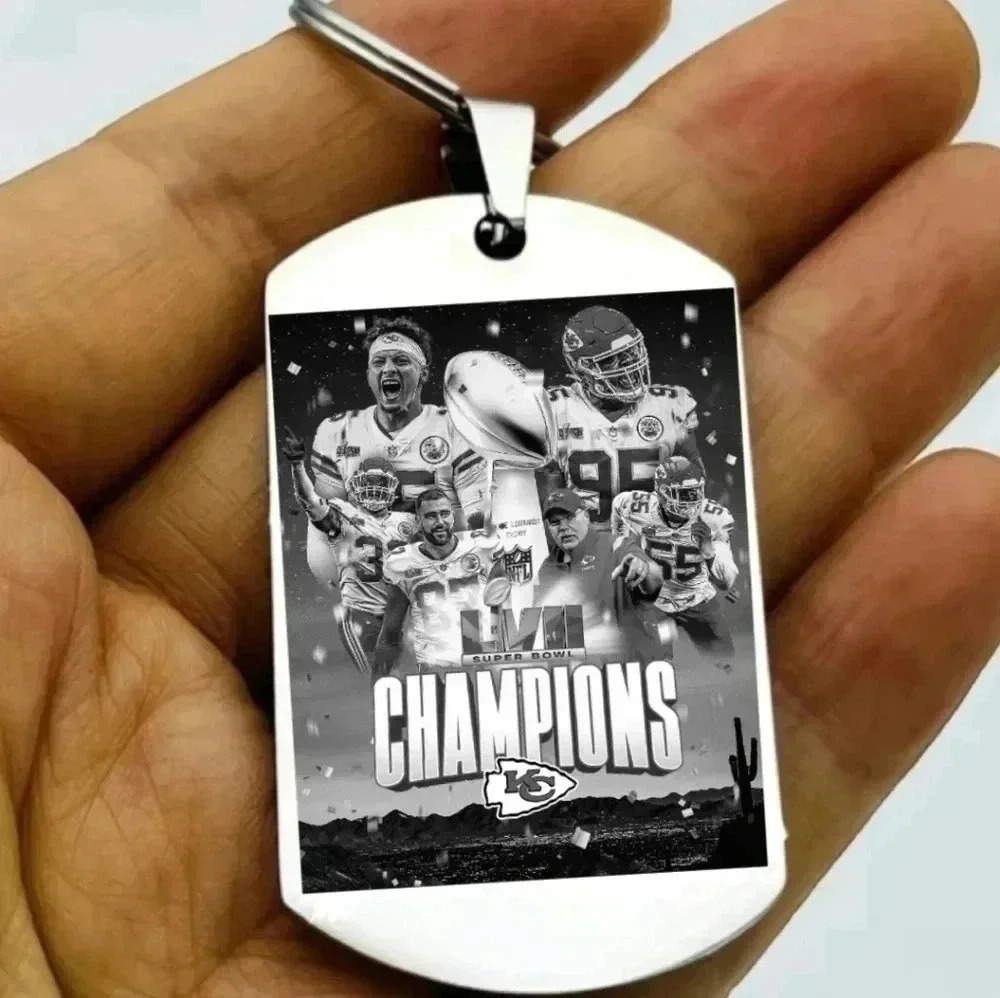 Kansas city chiefs super bowl championship Keychain